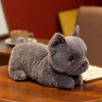 Имитация питбульдога, плюшевая игрушка, кукла, милый питомец, щенок, детская сопровождающая кукла, подарок 30cm