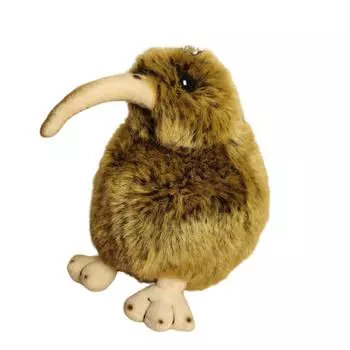 Имитация плюшевой игрушки Kiwi Bird, кукла, мультяшная плюшевая игрушка 12cm коричневый