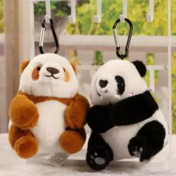 Имитация плюшевой панды брелок животное панда плюшевая подвеска креативная панда плюшевый брелок пара style 1