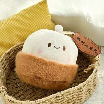 Имитация плюшевых игрушек-булочек и креативные куклы Xiaolongbao Креативные аксессуары для дома Куклы 8-дюймовые машинки для детей 16*17cm