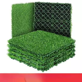 Имитация подвески может быть соединена искусственный газон пластиковый искусственный газон детский сад ковер дерн тротуар 3 cm floating lawn зелёный