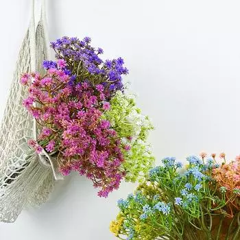 Имитация Полной Звезды Пластиковый Поддельный Цветок Имитация Зеленого Растения Украшение Гостиной Цветок Домашний Декор Реквизит Для Фотосъемки Full Star Bouquet белый