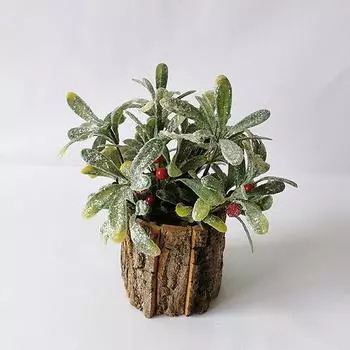 Имитация ягод скандинавские искусственные зеленые цветы для букета невесты рождественские украшения