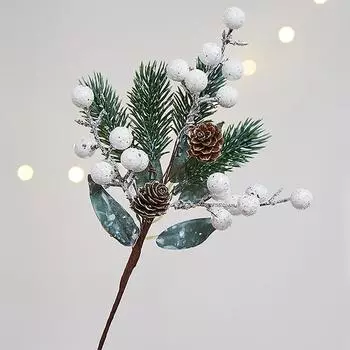 Имитация рождественских веток сосны украшения аксессуары креативные мини искусственные рождественские елки фестивали принадлежности