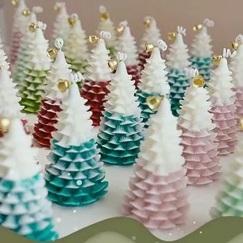 Имитация Рождественской Елки Свеча Ароматическая Свеча Ручной Работы Рождественская Елка Ароматерапевтические Свечи