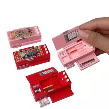 Имитация сцены кукольного домика пенал миниатюрный мини канцелярский пенал модель BJD OB11 красный