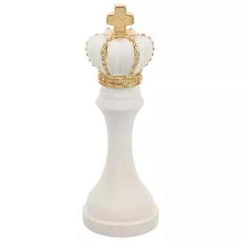 Имитация шахматной скульптуры на новоселье, стильная шикарная декоративная статуэтка из смолы для шкафа