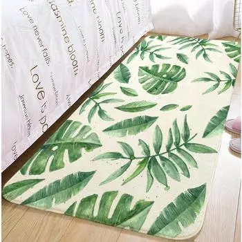 Имитация шерстяного бархата, ковер у кровати в спальне, флокированный ковер в скандинавском стиле, коврик для ванной, коврик для журнального столика в гостиной, коврик для ног 40x60cm