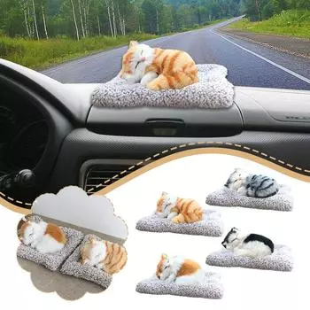 Имитация собаки с активированным углем, дезодорант, очистка воздуха, милые украшения, автомобильные украшения, аксессуары I4S9