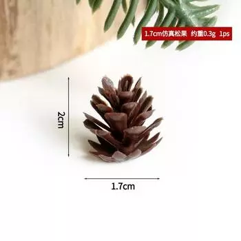 Имитация сосновых шишек пластиковые сосновые шишки рождественское украшение из ротанга венок украшение венка Длинные сосновые шишки можно смешивать