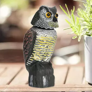 Имитация совы приманка статуя всепогодный орнамент для двора фермы на открытом воздухе