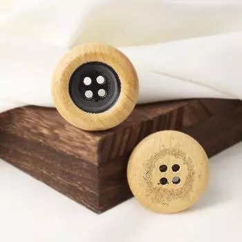 Имитация старых двухцветных, ретро двухцветных пуговиц для рубашек, аксессуаров для курток, пуговиц для свитеров coffee wood imitation old buckle 12mm