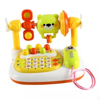 Имитация телефона игрушка с музыкой и огнями Light Раннее образование Дошкольное развитие