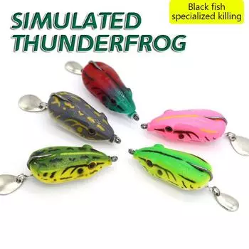 Имитация Thunder Frog Road Runner Bait 5.5Cm/13G Noise Piece Floating Blackfish Special Kill as the picture