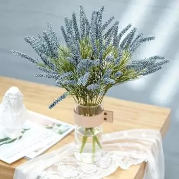 Имитация травы, креативная, свежая, яркая искусственная трава, увеличивающая жизненную силу, искусственная трава, искусственный цветок, домашний декор коричневый