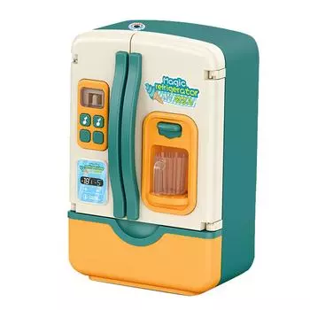 Имитация Воды Электрический Детский Игровой Дом Игрушка Холодильник зелёный