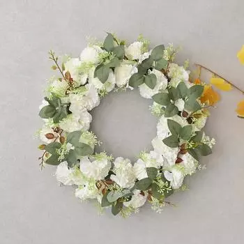 Имитация венка из пионов 45 см подвесное украшение на дверь свадебный перемычка цветок реквизит для фотографий венок для гостиной цветочное украшение 45 cm.