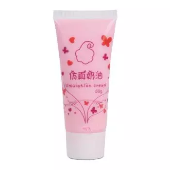 Имитация взбитых сливок Клей 50 мл Клей для поддельных взбитых сливок для торта для чехла для телефона светло-розовый