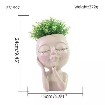 Имитация Зеленое Растение Комнатное Растение Смайлик Комнатное Растение Маленькая Трава Комнатное Растение Украшение для Дома Украшение для Стола Орнамент