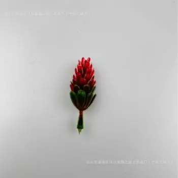 Имитация зеленых растений, искусственный пластик, водные растения, аксессуары для зеленых растений, цветы для газона, растения, настенные аксессуары, украшение для ландшафтных горшков красный