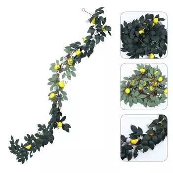 Имитация зеленых растений Ротанг Лимонный тростник Декор Бытовая искусственная лоза L зелёный