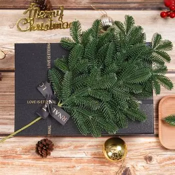 Имитация зеленых растений, рождественские украшения из красных плодов кедра, взрывной реквизит для фотографий зелёный
