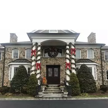 Имитация зеленых растений, рождественских лоз, зелено-белые, рождественские декорации, подвесные аксессуары, дверные украшения, венки и лозы 1.8m