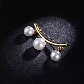 Имитация жемчуга декольте декоративная брошь женская анти-легкая кофточка для свитера корсаж булавка пряжка фиксированная одежда с аксессуарами золотой