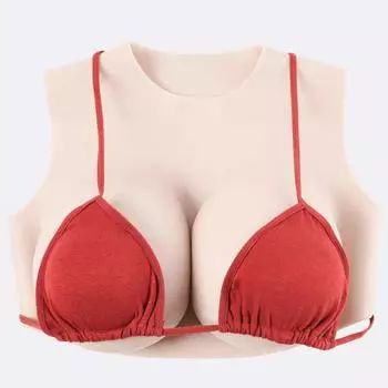 IMMESSHOW Специальное издание Силиконовый бюст для косплея Мужской Дочь немного меньше, чем настоящая грудь, наполненный Кросс-дрессинг Кросс-дрессер (Груди