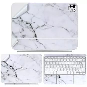 IMMOENUC Compatible with 2024 IPad Pro M4 Magic Keyboard Protective Cover 11 Inch Colorful Full Body Vinyl Durable Design (A2836/A2837) Stickers,