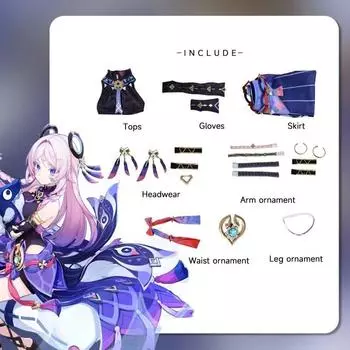 Impact Genshin Citlali Cosplay Costumes Role Play Halloween Performance Stage XS