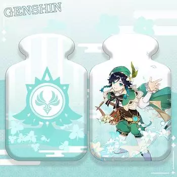 Impact Genshin Hot Water Bag Keeping Hand Warmer Water Injection Bag Gift Xmas Venti