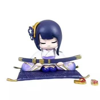 Impact Genshin Райдэн Эи Модель в сидячей позе Украшение для подростков Подарок и декор