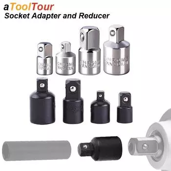 Impact Impact Socket Adapter Converter Reducer Sleeve Joint Electric Wrench Ratchet Spanner Key 1/2 3/8 1/4 Auto Car Repair Tool