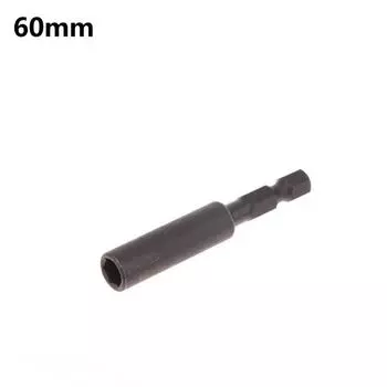 Impact Magnetic Extension Bit Holder Black 60Mm/1/4 Hexagon Rust Resistant Durable Tool Accessories