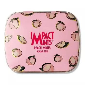 IMPACT MINTS Impact Mint Peach Mint 14 г Мятные таблетки в банке с милым дизайном в виде персика.Мятные таблетки Мятные таблетки в банке с милым дизайном в виде персика. 1