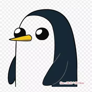 Императорский пингвин, термопереносная печать, виниловые нашивки, наклейки для одежды, аппликации «сделай сам», моющиеся нашивки