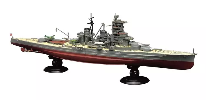 Imperial Navy Series High Speed Battleship Haruna Full Hull Model Plastic Model 1/700 No.7