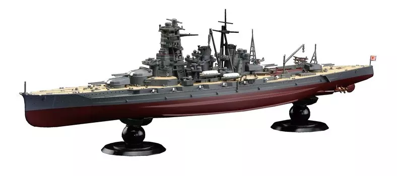Imperial Navy Series Japanese Navy Battleship Kongo 1949 Full Hull Model Plastic Model 1/700 No.28