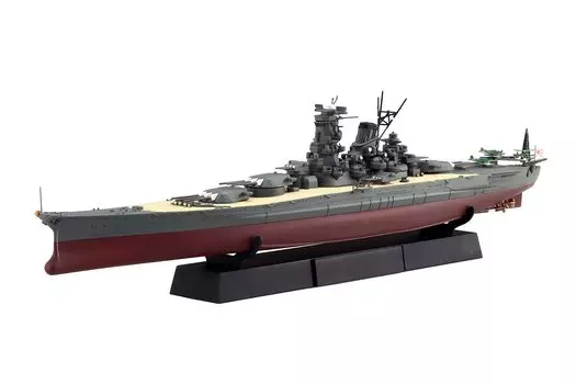 Imperial Navy Series Japanese Navy Battleship Musashi in Full Hull Model Plastic Model 1/700 No.2 (Completed 1945)