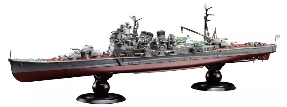 Imperial Navy Series Japanese Navy Heavy Cruiser Atago Full Hull Model Plastic Model 1/700 No.27