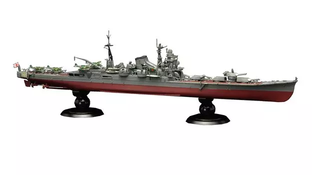 Imperial Navy Series Japanese Navy Heavy Cruiser Chikuma Full Hull Model Plastic Model 1/700 No.15