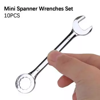 Имперские единицы/метрические ключи Мини-гаечные ключи Набор гаечных ключей Брелок для ключей Универсальные гаечные ключи Ручной инструмент 10 шт. Взрывозащищенный карманный Metric