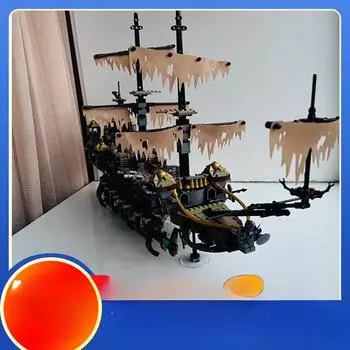 Имперский флагман Silent Mary Пиратские строительные блоки Кирпичи для детей Модель лодки Рождественские подарки