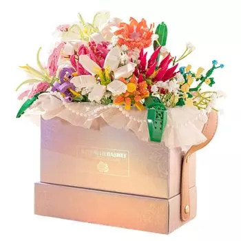 IMPLAY TOYS Букетная коробка серии Blossom розовая 702 детали (6021) розовый