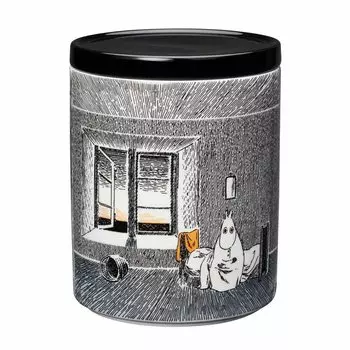 Imported Moomin by Jar with Lid Storage Container True to Origin 1024603 [Regular Product] (Moomin ARABIA) 1.2L It s