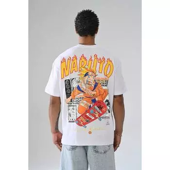 Импортированная футболка Наруто большого размера