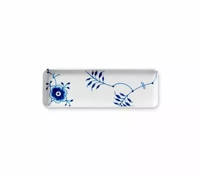 Импортная прямоугольная тарелка Royal Copenhagen Blue с рифленым покрытием Mega 36 см 1017345 1017345 [Обычный продукт] белый