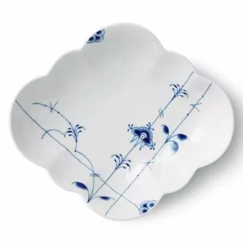 Импортная ваза для цветов Royal Copenhagen Blue Palmette 26 см 1025834 [Обычный продукт] белый