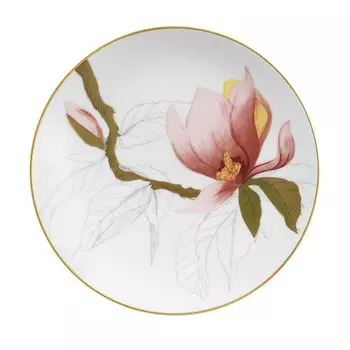 Импортное блюдо Royal Copenhagen Flora Plate Dish 19 см Magnolia 1056861 [Обычный продукт] магнолия